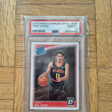 2018 Trae Young Panini Donruss Rookie PSA 10