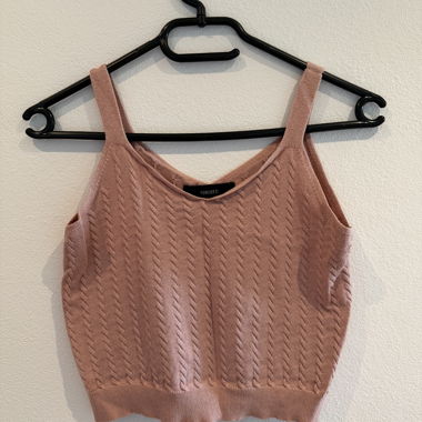 Top sans manches rose