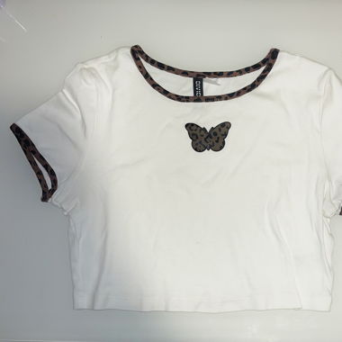 Weisses crop top