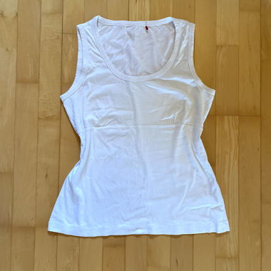 Weisses Tanktop