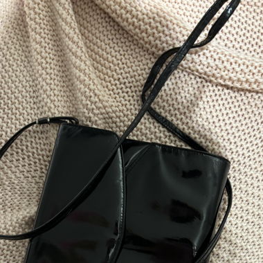 classy black bag