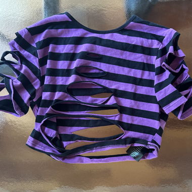 METRO “Banned Alternative” Mesh Top