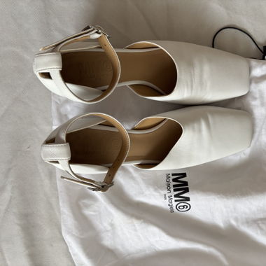 Maison Margiela heels white 37 