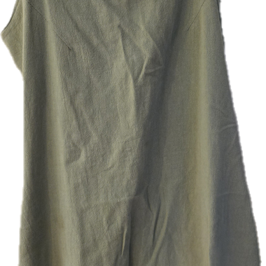 Carino vestito verde salvia da annodare sul retro