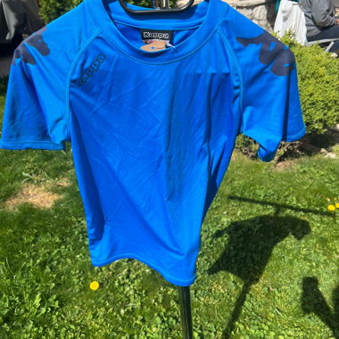 T-shirt de sport Kappa bleu