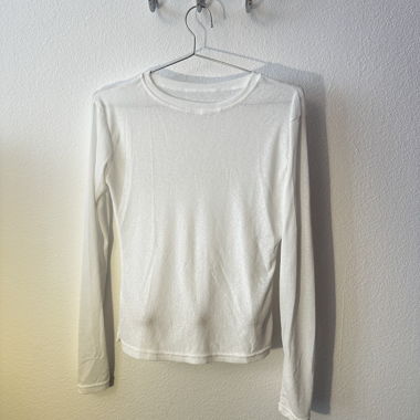 White Long-Sleeve T-Shirt