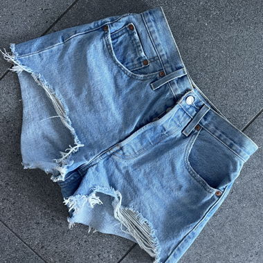 Denim shorts
