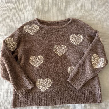 Heart Pattern Sweater