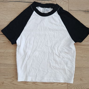 T-shirt Divided Crop