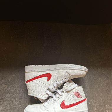 Air Jordan 1 Mid (White University)