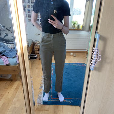 Grüne Cargohose