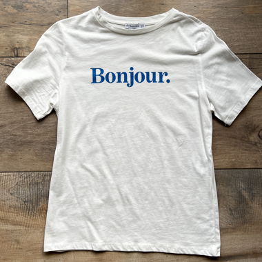 T-shirt Bonjour Gr. XS