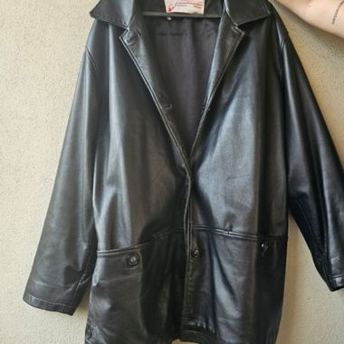 Giacca di pelle Neunschwander taglia 46 nera