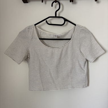 Croptop mit Streifen 