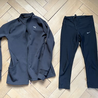 1x Sportjacke und 1x Leggings