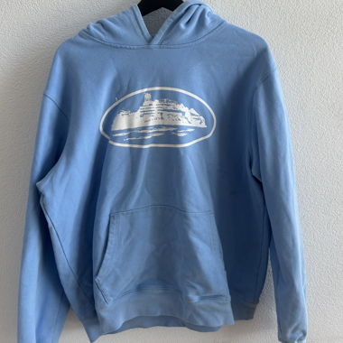 Corteiz Alcatraz Baby Blue Hoodie