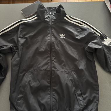 Giacca da tuta adidas nera