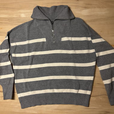 Striped Knit Sweater