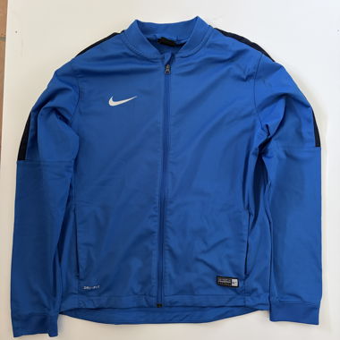 Nike blaue Fussballjacke