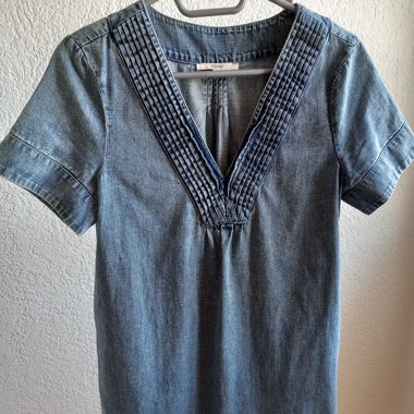 Baggy denim dress
