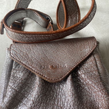 Sac en bandoulière en cuir Paul Marius