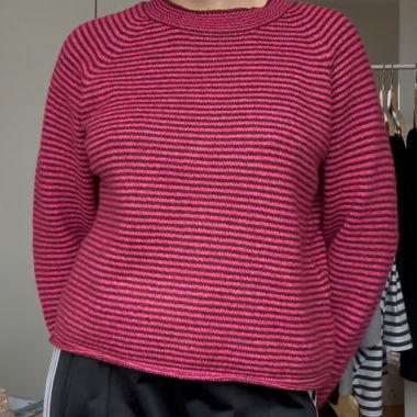 Gestreifter Pullover