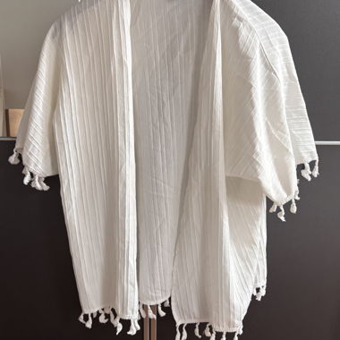 Kimono Cardigan blanc XS