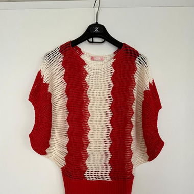 Haut crochets oversize taille unique 