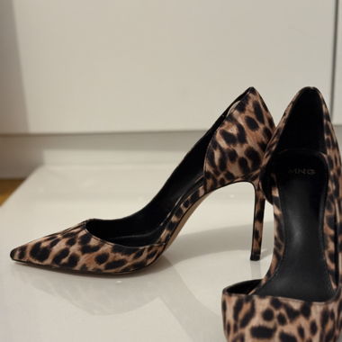 Mango Pumps Leopard optik