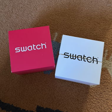 Montre Swatch rose 