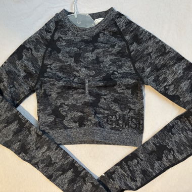 Top sportivo Gymshark a maniche lunghe