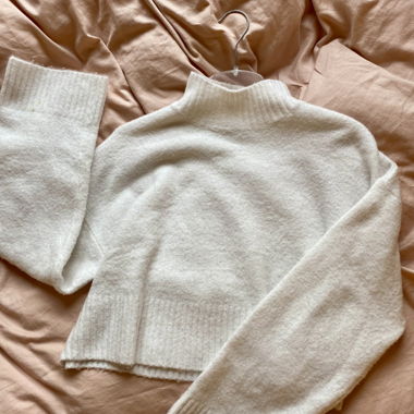 Pull en laine blanc