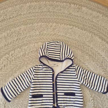 Gestreifte Babyjacke Cyrillus