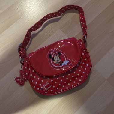 Borsa a tracolla Minnie Mouse rossa per bambini