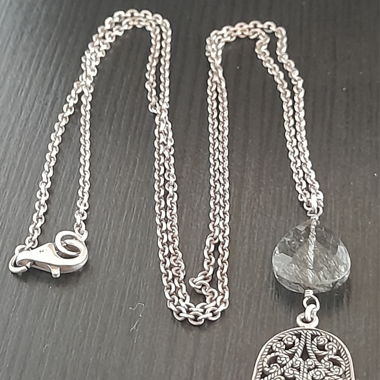 Halskette aus 800er und 925er Silber