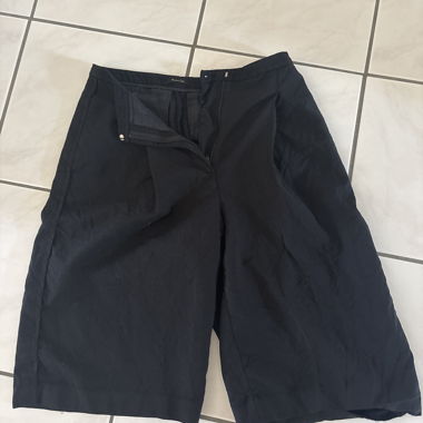 Schwarze Bermuda-Shorts