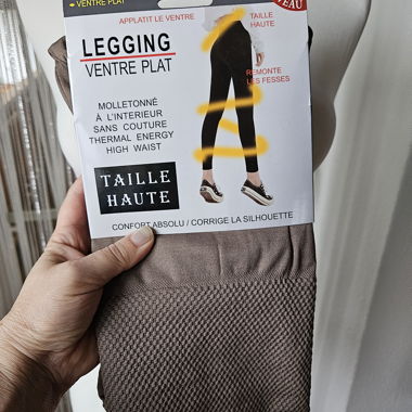 XL Thermoleggings in Beige