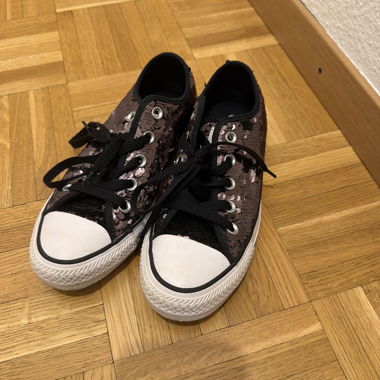 Sneakers Converse basse con paillettes