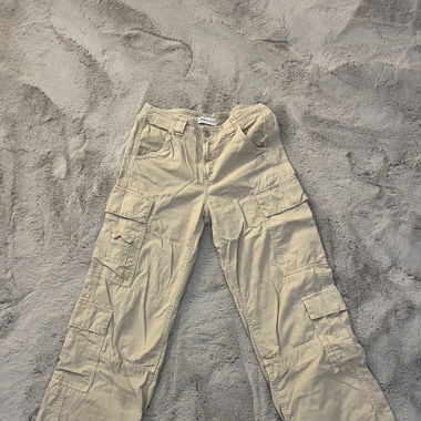 Cargo Jeans Beige