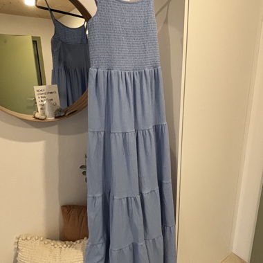 Hellblaues Trägerkleid M