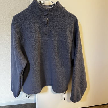 Pullover in pile blu