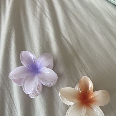 Hair clip flower