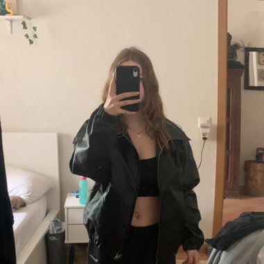 (Fake) Leder Jacke warm 