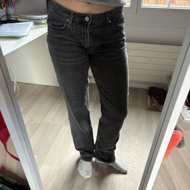 Black Straight Jeans