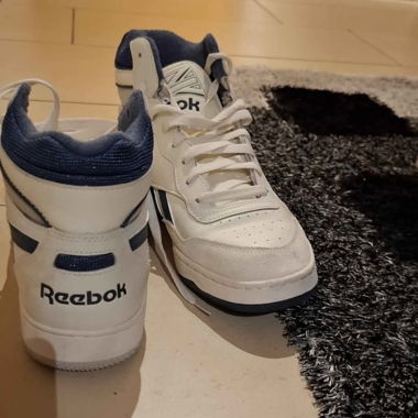 Reebok White Blue Sneakers