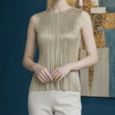  Blouse dorée/ M