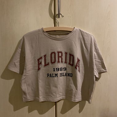 Cropped "Florida" Shirt