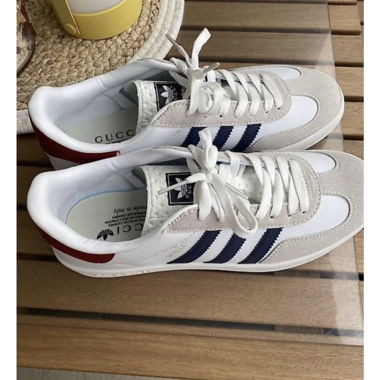 adidas Gazelle Sneaker weiss blau