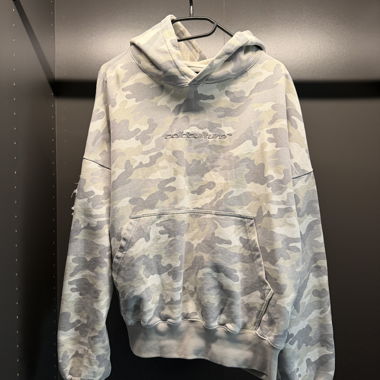 Cold Culture Camo Hoodie Grey Oversized