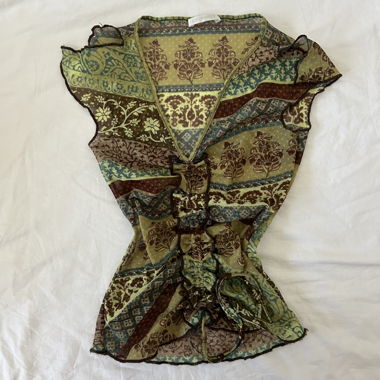 Vintage Sommer-Top Grösse S